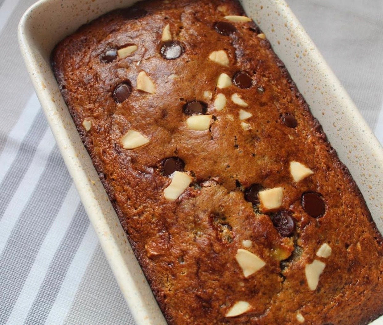 Nutty Chocolate Banana Bread