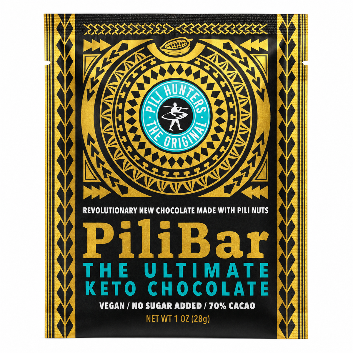 Pili Hunters™ Keto PiliBar - Ultimate Keto Dark Chocolate Ultra low Carb