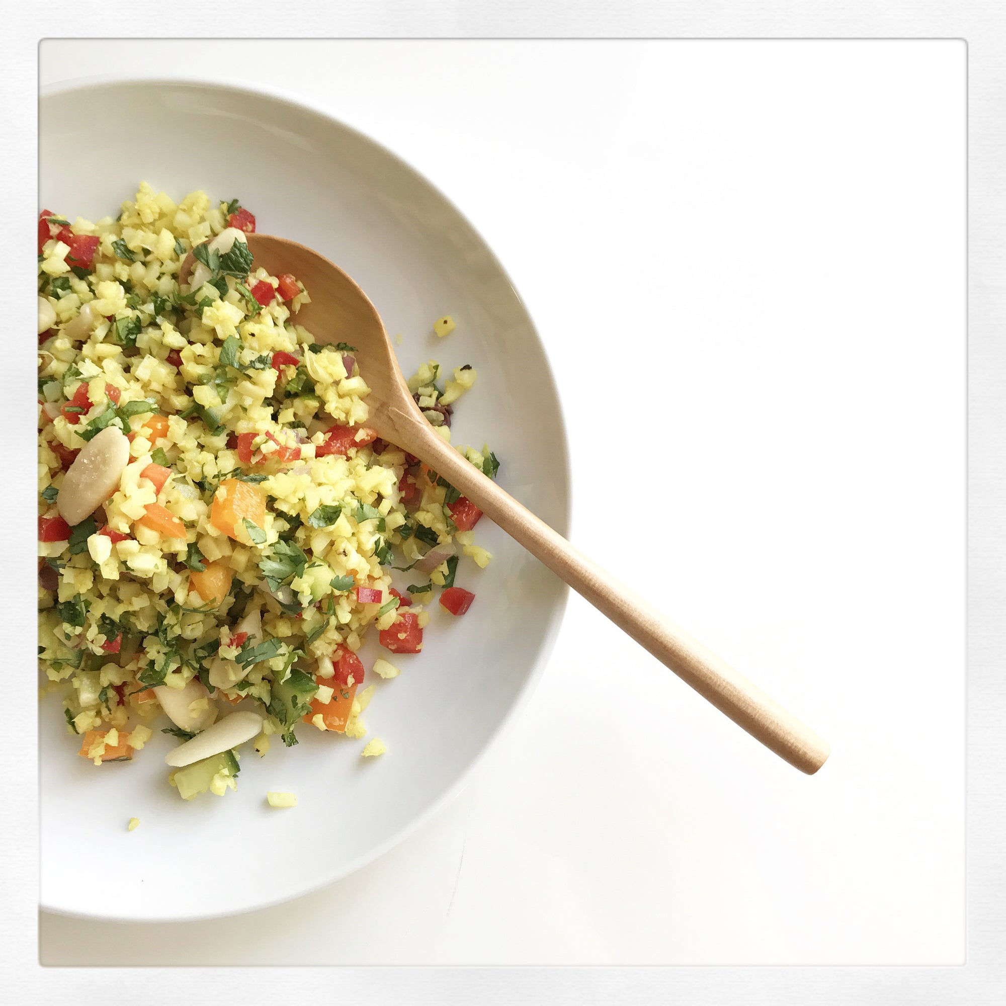 Pili Nut Golden Cauliflower Couscous from Whitney Aronoff