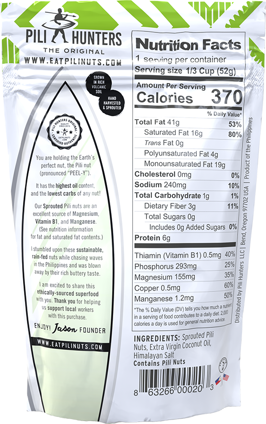 5-Pack Pili Hunters™ Nut Variety FREE SHIPPING!