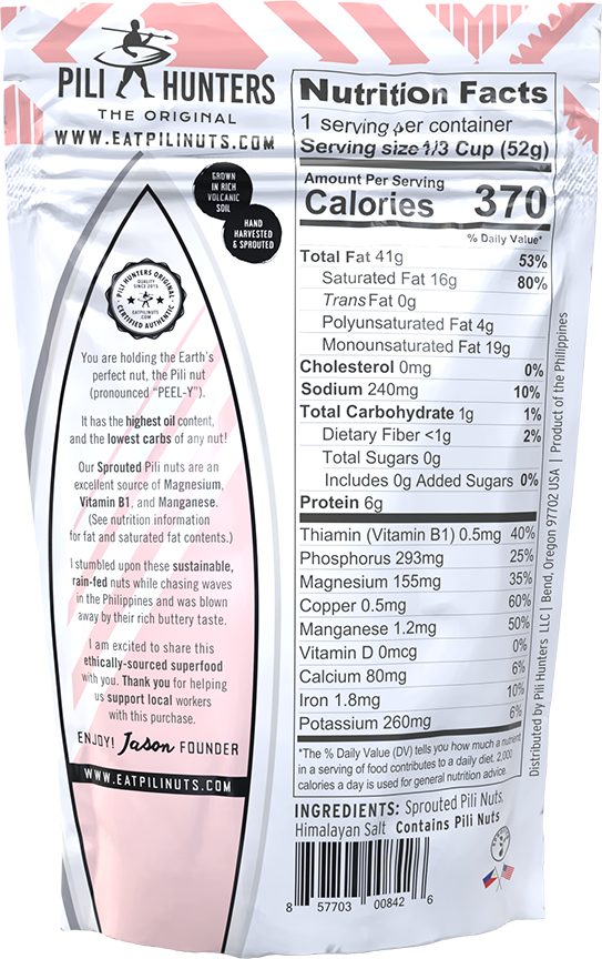 5-Pack Pili Hunters™ Nut Variety FREE SHIPPING!