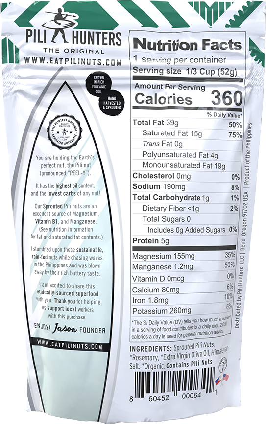 5-Pack Pili Hunters™ Nut Variety FREE SHIPPING!