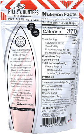 5-Pack Pili Hunters™ Nut Variety FREE SHIPPING!