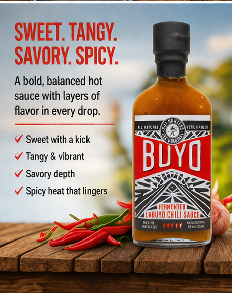 Pili Hunters™ Buyo Fermented Hot Sauce