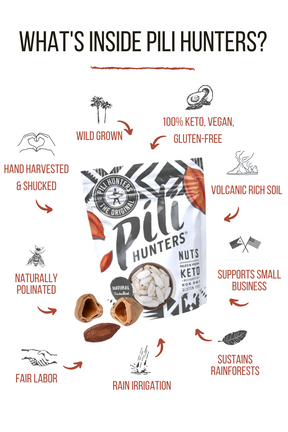 5-Pack Pili Hunters™ Nut Variety FREE SHIPPING!