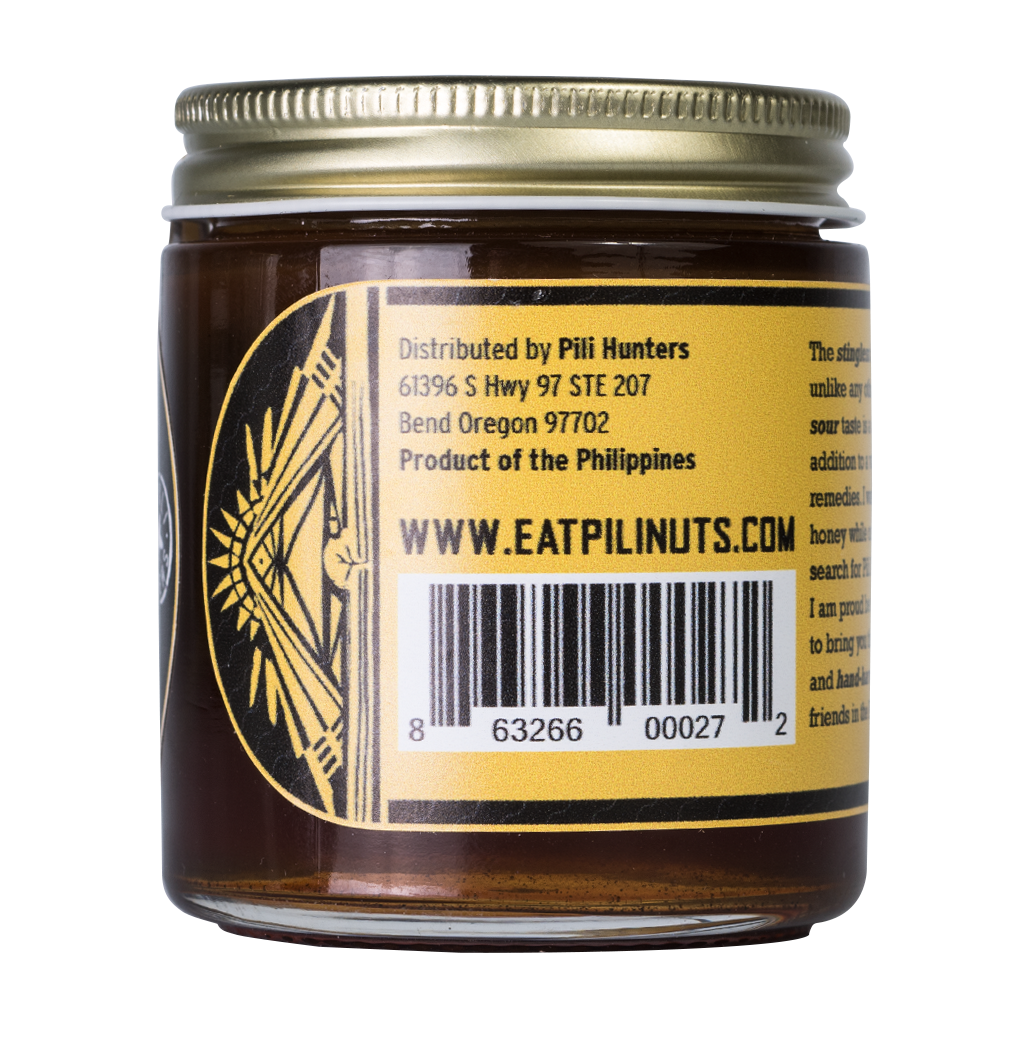 wild raw fermented honey label